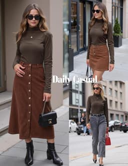 Thermisch shirt voor dames, coltrui, lange mouwen, coltrui, basic, elegant, effen, top, lichte tops, herfst, winter, vrije tijd, S-XXL — thumbnail 2