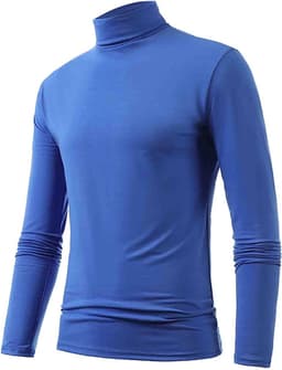 2026 Mannelijke Winter Warm Opstaande Kraag Mode Thermisch Ondergoed Mannen Basic T-Shirt Blouse Trui Lange Mouwen — thumbnail 4