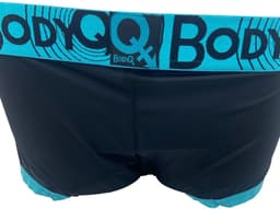 BodyQ Sexy Heren Boxershort – Zwart/Aqua – Erotische Herenlingerie – Maat L — thumbnail 3