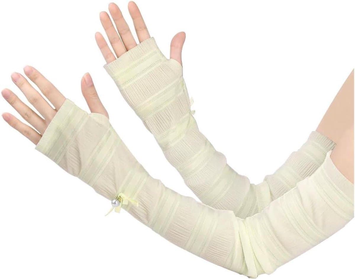 Allecto plus - Zonwerende mouwen met lange armen en vingerloze handschoenen voor dames - UV-bescherming - Outdoor - Zomer-accessoires — afbeelding 1
