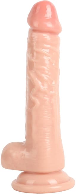 Banoch | Dildo met zuignap | 17 cm | ∅ 3 cm | Realistisch Geaderd | Stevig & Buigzaam | Voor Anaal en Vaginaal Gebruik — thumbnail 14