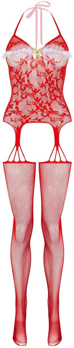Christine - Naughty List Open Crotch Bodystocking — thumbnail 5
