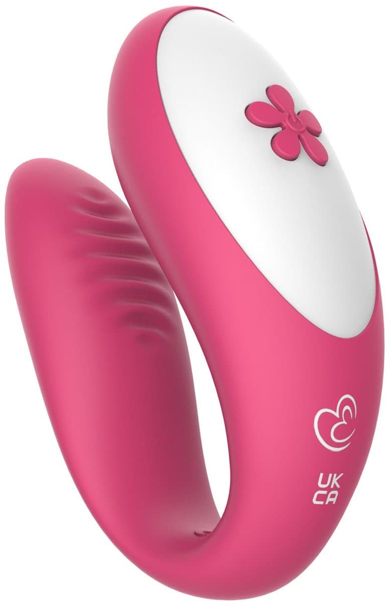 EasyToys Couple Play – Roze Koppel Vibrator – Vibrators voor Vrouwen – Seksspeeltje voor Stellen – Duo Vibrator – Clitoris & G-Spot Stimulator – Vibrerend Ei – Oplaadbaar via USB – Waterdicht – Intiem Sex & Seks Speeltje voor Koppels — afbeelding 1