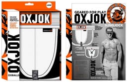Oxjok Slingjock - Upthrust Slider Jockstrap - Ingebouwde Cockring - Met opbergvakje - White Snow L — thumbnail 5