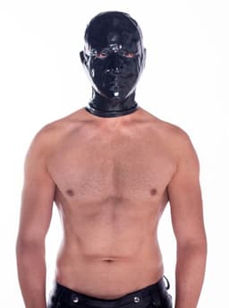 Prowler RED - Latex Kap - One Size - Zwart — thumbnail 4