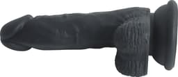 Banoch | Dildo zwart siliconen penis met zuignap | lengte 14,3 cm | Ø 3,2 cm | 156 gram — thumbnail 2