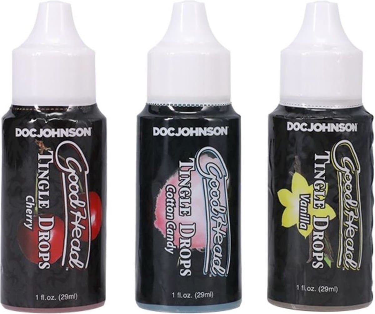 Doc Johnson - GoodHead Tingle Drops 3 smaken - 29 ml — afbeelding 1