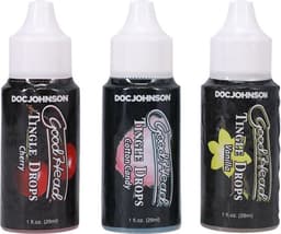 Doc Johnson - GoodHead Tingle Drops 3 smaken - 29 ml — thumbnail 1