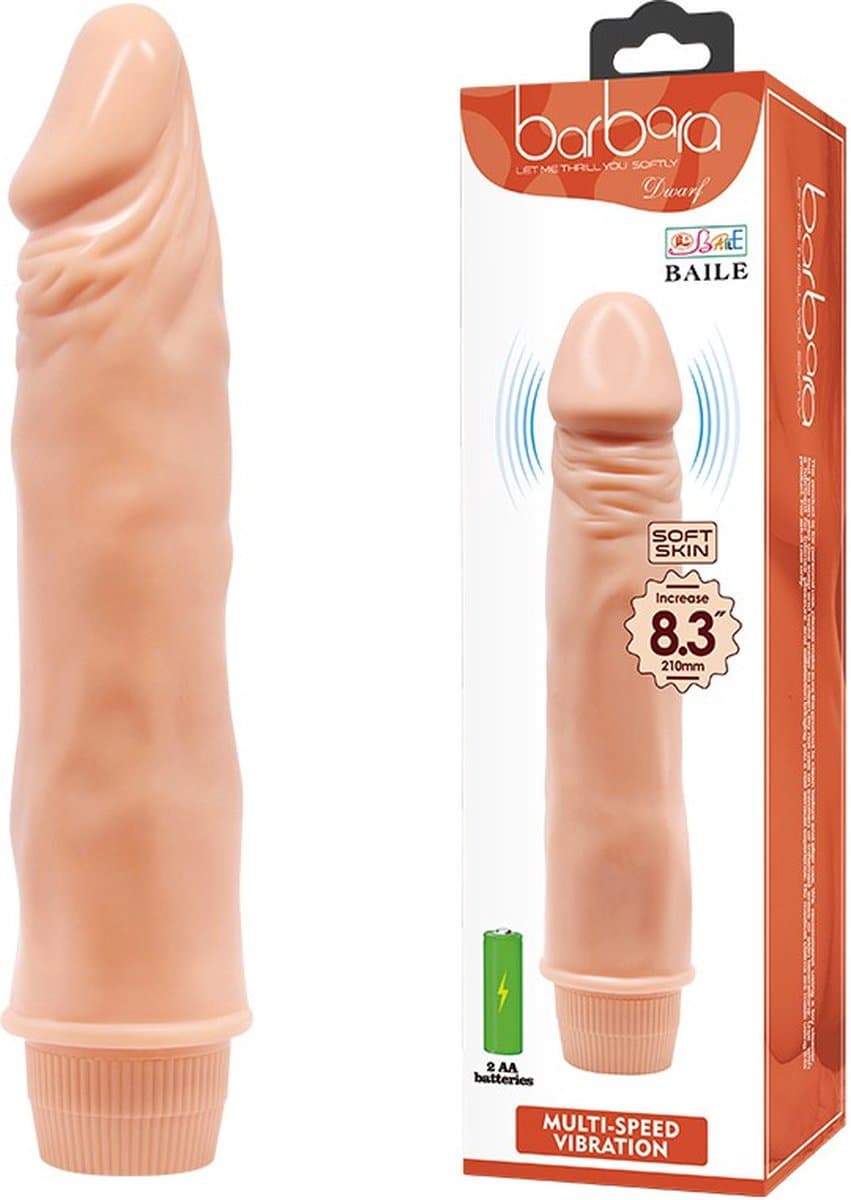Pretty Love - Dwarf - Realistische Vibrator - Beige — afbeelding 1