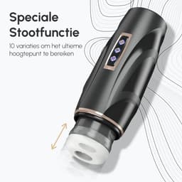 Intimate Desires® New York - Masturbator voor man - Pocket Pussy - Tril- Zuig- & Stootfunctie - Verwarmd - Automatische Masturbator - USB-C Oplaadbaar - Sex Toys voor mannen — thumbnail 2