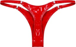 Lederen vrouwen string - Erotische slip - Sexy — thumbnail 3
