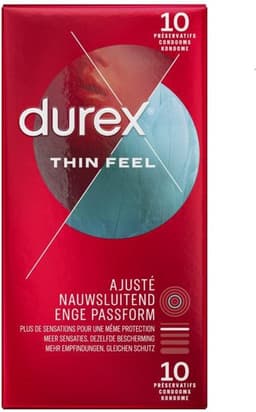 Durex - Condooms Feeling Thin Feel - Nauwsluitend & Extra dun - 10 stuks — thumbnail 8