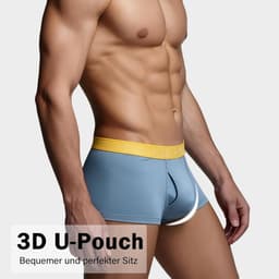 Heren Boxershorts Modal Dual Boxer Aparte Zakken Bulge Enhancing — thumbnail 3