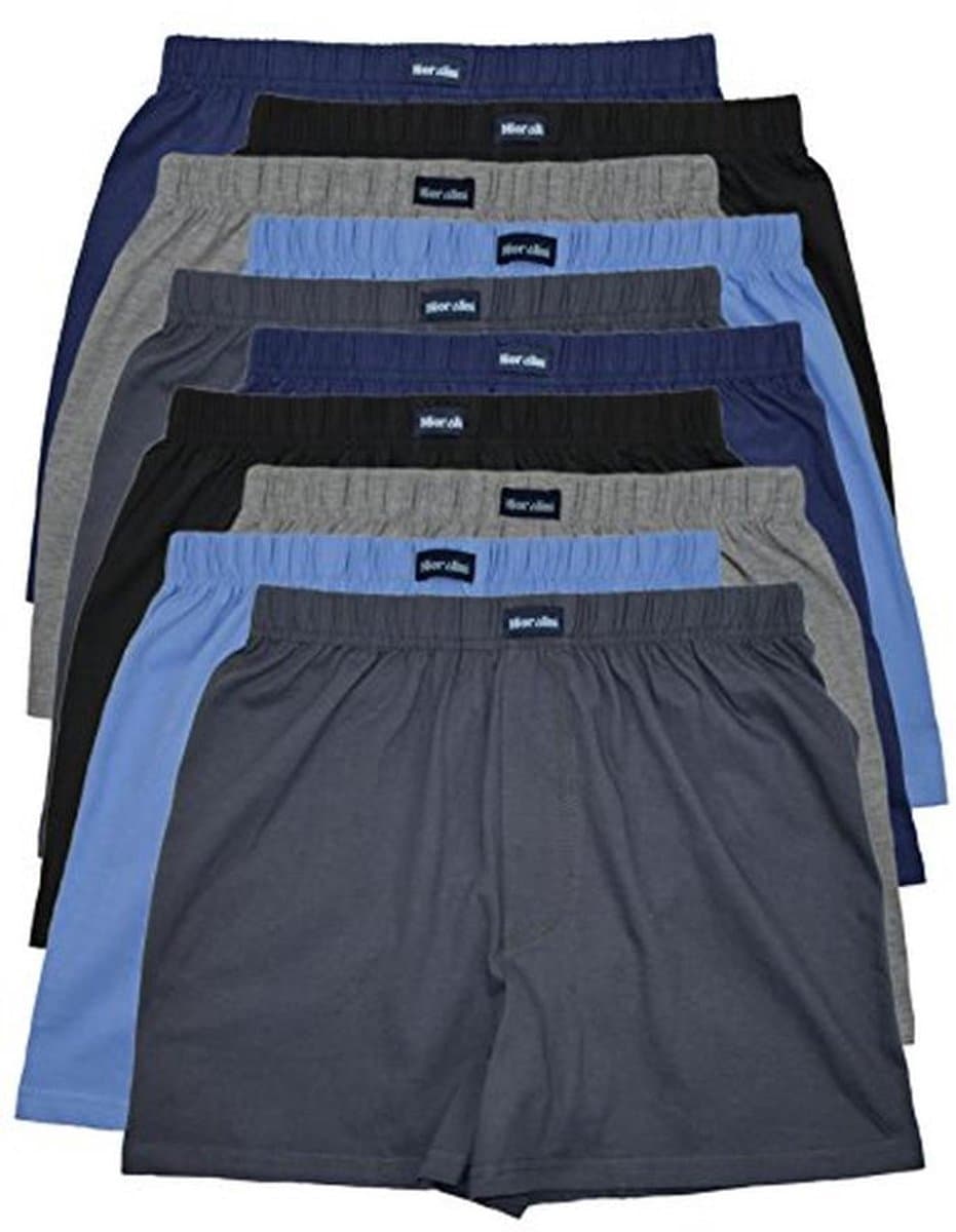 10 MioRalini soft boxer shorts made of 100% cotton with and without opening - seamless size 4-10 — afbeelding 1