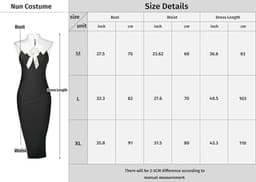 Sensueel Nonnenkostuum voor Vrouwen - Perfect voor Halloween en Cosplay — thumbnail 2