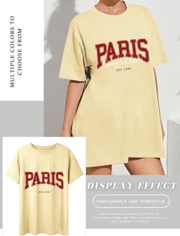 Los Angeles Californië T-Shirt Dames Oversized Vintage Los Angeles Top — thumbnail 2