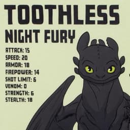 Draakjes T-shirt voor Jongens met Toothless | Katoenen Zomer T-shirt — thumbnail 5