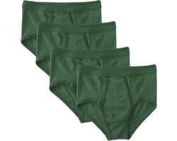 Heren Boxershorts met Opening van 100% Biologisch Katoen - 4 Stuks, Veel Kleuren, Wasbaar tot 60°C