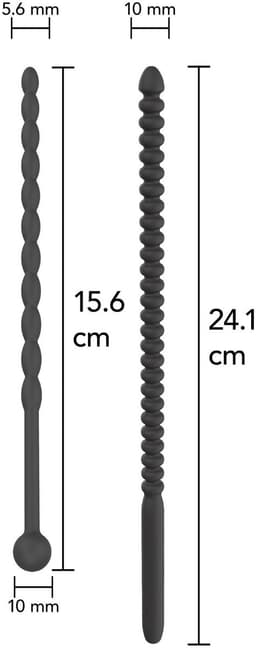 Ribbed Penis Dilator Set 2 pcs — thumbnail 2