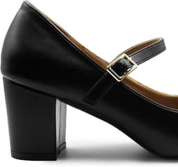 Dames Mary Jane Pumps Plat - Elegante Ronde Neus Comfortabele Sluiting — thumbnail 2
