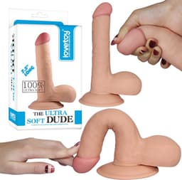 Lovetoy - The Ultra Soft Dude - Realistische Dildo - 19 x 4 cm — thumbnail 2