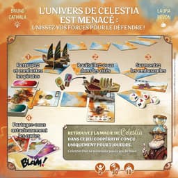 Coöperatief Spel voor Twee Spelers: Celestia Duo en Strategisch Edelsteen Spel Splendor Duel Inclusief Flesopener — thumbnail 2