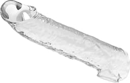 Pretty Love - Verlengende Penis Sleeve - 26 cm - Transparant — thumbnail 5