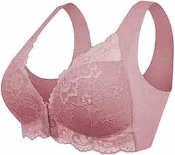 Comfortabele Voorsluiting BH met Naadloze Shapende Push-Up Ondersteuning — thumbnail 1