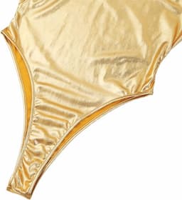 Sexy Holografische Body voor Dames - Mouwloos Wetlook Badpak / Festival Outfit — thumbnail 2