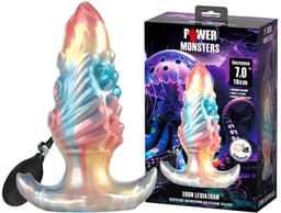 Power Monsters - Ebon Leviathan - Opblaasbare Buttplug - 18 cm - Multicolour — thumbnail 1