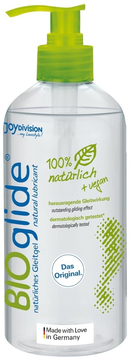 BIOglide – Natuurlijk Glijmiddel Dermatologisch Getest en Lichaamsvriendelijk ook voor Anaal Gebruik – 500 ML - Dispenser — afbeelding 1