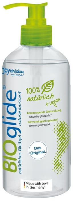 BIOglide – Natuurlijk Glijmiddel Dermatologisch Getest en Lichaamsvriendelijk ook voor Anaal Gebruik – 500 ML - Dispenser — thumbnail 1