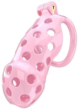 Rimba Toys - P-Cage PC03 - Kunststof Kuisheidskooi - Peniskooi - Chastity - Roze — thumbnail 13