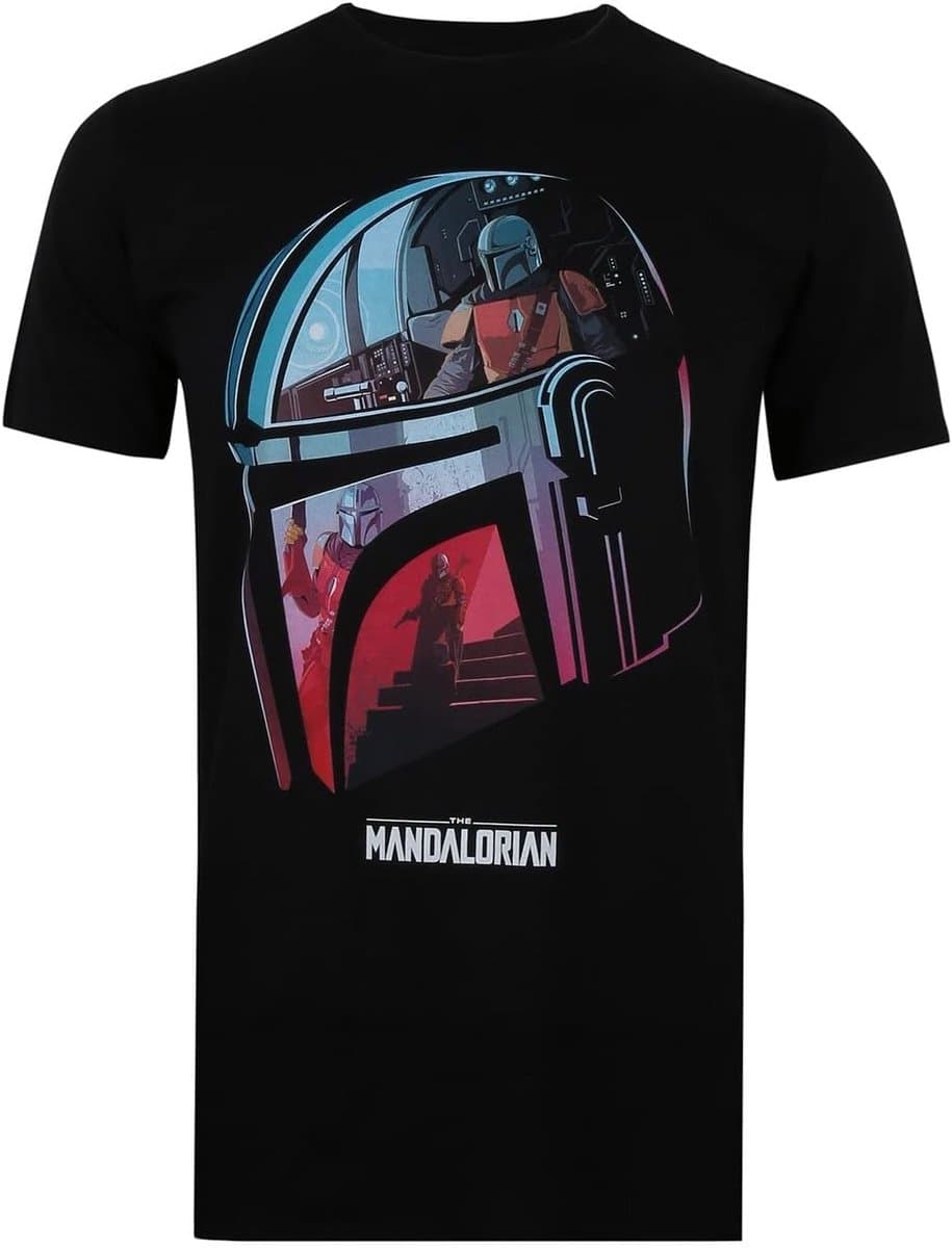 The Mandalorian Merchandising T-shirt voor Heren met Officieel Ontwerp — afbeelding 1