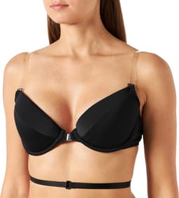 Naadloze Push-Up Beugelbeha met Extreem Lage Rug en Multiway Bandjes — thumbnail 1