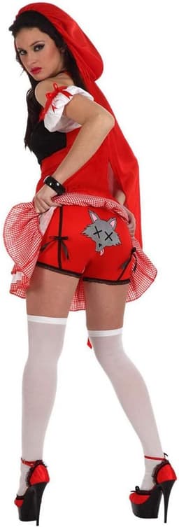 Sexy Roodkapje Kostuum voor Dames in Maat S — thumbnail 2