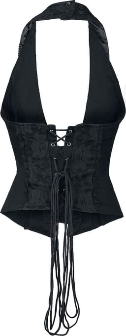 Burleska Melissa Waist Coat Dames Onderborstkorset - zwart - XL — thumbnail 2