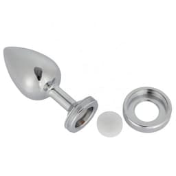 Metalen Buttplug met LED Licht – Voor mannen en vrouwen – Maten S & M – Voor Spicy Avonturen - TikTok & IG — thumbnail 5