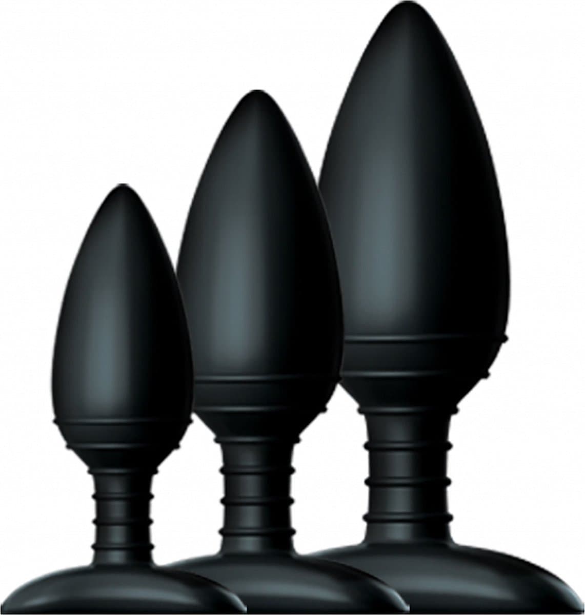 Nexus Butt Plug Trio Set - Anale Starter Set - 3 stuks — afbeelding 1