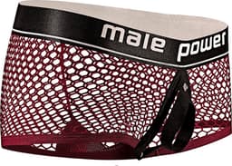 Male Power Cock Pit - Mini Cockring Short burgundy S — thumbnail 8