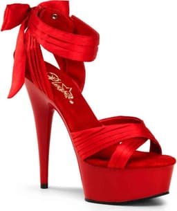Pleaser - DELIGHT668 Plateau hakken - US 5 - 35 Shoes - Rood — thumbnail 1