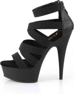 Pleaser - DELIGHT659 Hoge hakken - US 9 - 39 Shoes - Zwart — thumbnail 3