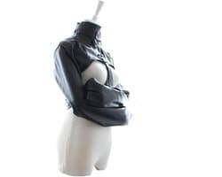 Bondage Body Bag / Dwangbuis Nylon en PU Leer - maat S/M
