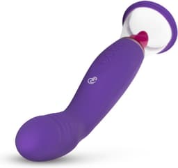 EasyToys - Pleasure Pump met G-Spot Vibrator - Vibrators voor Vrouwen - Clitoris Zuiger - Clitorispompen - Sex Toys voor Vrouwen - Vibrators - Seksspeeltjes - Clitoris Stimulator - Paars — thumbnail 10