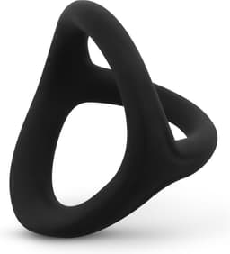 EasyToys - Flexibele Siliconen Cock en Balzakring - Zacht Siliconen - Cockring - Seksspeeltjes - Penisring - Cockringen - Cockring Vibrerend - Sex Toys voor Mannen - Zwart — thumbnail 7