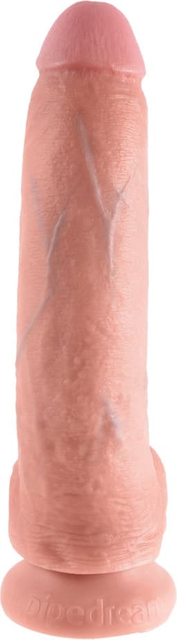 Pipedream - King Cock - Dildo met Balzak - 23 cm - Lichte Huidskleur — thumbnail 2