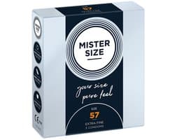 MISTER SIZE 57 Ultra Dunnen L condooms (3 pack)