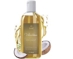 Vibratissimo 'Coconut': exotische massageolie met kokosnoot, liefdesolie, erotische olie