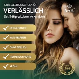 AMOR XXL Premium condooms, Gevoelsecht, Ø 54 mm, Transparant, 50 stuks, Ideaal voor mannen — thumbnail 4