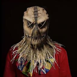 Halloweenmasker, vogelverschrikkermasker met strohaar, griezelig jutezakmasker, cosplaykostuumhoofddeksel voor volwassenen (Vogelverschrikker -1) — thumbnail 3